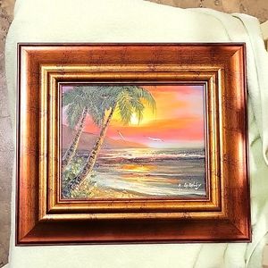 Gailey Oil on Canvas Painting